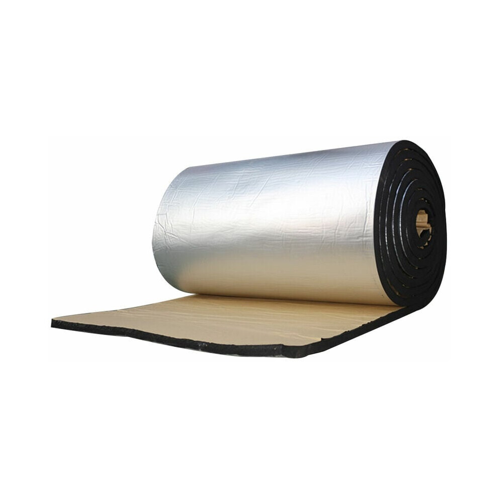 Aluminum Foil Layer Car Sound Deadener, 500X2000mm Pe Foam Mat For Heat Insulation And Vibration Dampening, Waterproof And Antisepsis For All Vehicle 9004841592459