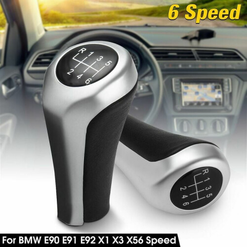 Κεφαλή λεβιέ αλλαγής ταχυτήτων για BMW, Σχέδιο μόδας, Άνετη αφή, Μηχανικό κιβώτιο 6