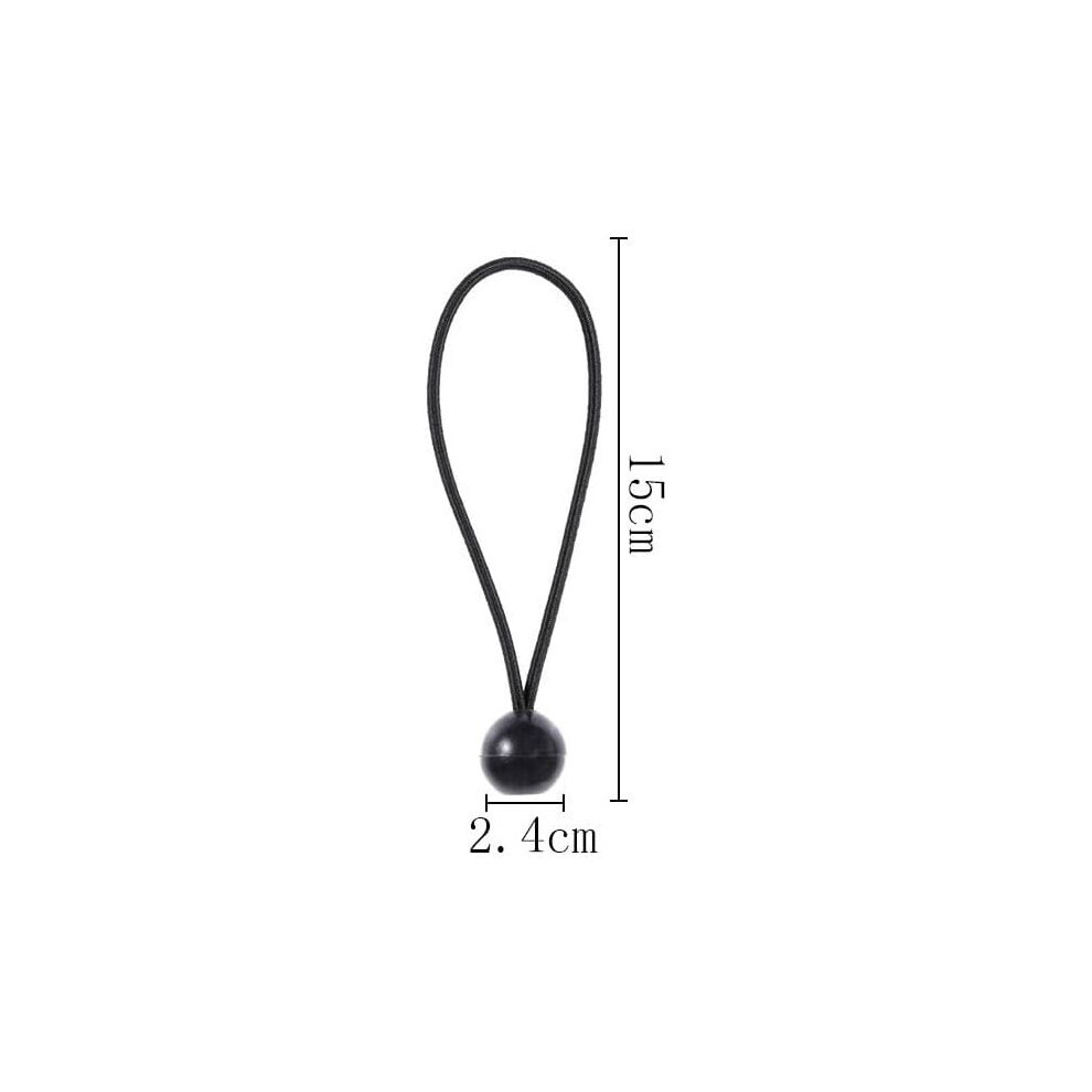 Ball Bungee Cord For Tarp Tie Down, Heavy Duty Bungie Cord Balls With Elastic Cord Design, Perfect For Canopy Camping Tents And Weather Resistant 9169997207760
