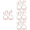 24Stk Tischkartenhalter Aus Metall Memo Clips 8