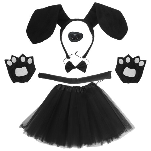 5Sets Cosplay Haarreif Mit Handschuhen Und Schleife