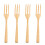 12Stk Holz Gabel Beech Fork Serviergabel Für Beige 1