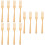 12Stk Holz Gabel Beech Fork Serviergabel Für Beige 7