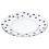 3Stk Schwarze Glasschalen Salat Servierteller Set 1
