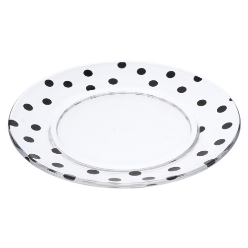 3Stk Schwarze Glasschalen Salat Servierteller Set