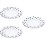3Stk Schwarze Glasschalen Salat Servierteller Set 5