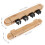 1Set Stylisches Holz Billard Queueregal Wandmontage Khaki 2