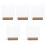 5Sets Langlebiges Acryl-Schreibbrett Mit Leuchtender Basis Und Stift 5