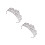 2Stk Silber Alloy Tiara Haarschmuck Brautkrone 8