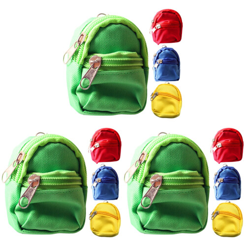 12Stk Mini Rucksack Modell Stoffpuppen- Mini Zubehör 2