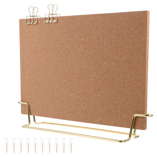 3Sets Multifunktionale Büro Korktafel Mit Metallrahmen, Deko 1