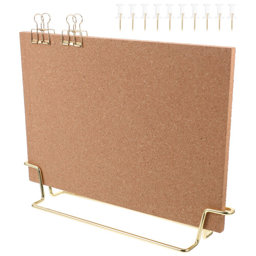 3Sets Multifunktionale Büro Korktafel Mit Metallrahmen, Deko 2
