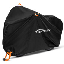 toptrek Bike Cover 210D Bike Covers for Outside Storage with Lock Holes 200 x 110 x 70cm Bicycle Cover Waterproof Outdoor with Bike Storage Bag Anti