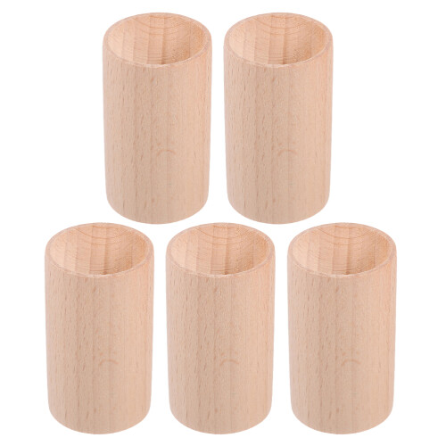 15Stk Aromatherapie Diffuser Holz Beige Für Auto Tragbar Und Langlebig 1