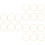 18Stk Goldfarbene Metallringe Macrame Basteln Zubehör 6