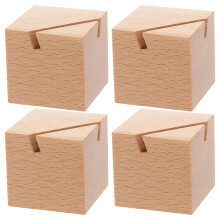 8Stk Holz Kartenhalter Tischkarten Halter Khaki Für Büro Und Feier