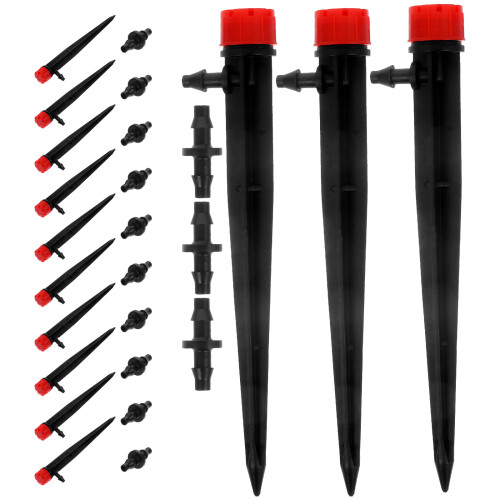 2Sets Bewässerungssprinkler Kunststoff Dripper 360 Grad 8- Garten 2