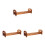 3Sets Stapelbarer Eierbehälter Holz 12 Eier Organizer 4