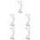 5000Stk Transparente Snap Lock -Preisetikettenbefestiger 7