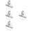 4Stk Pulley Set Strapazierfähig Aus Aluminium 9