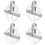 4Stk Pulley Set Strapazierfähig Aus Aluminium 7