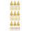 150Stk Gold Karton Kuchenplatten Mousse Für Catering Feier 8