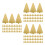 150Stk Gold Karton Kuchenplatten Mousse Für Catering Feier 4