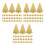 150Stk Gold Karton Kuchenplatten Mousse Für Catering Feier 2