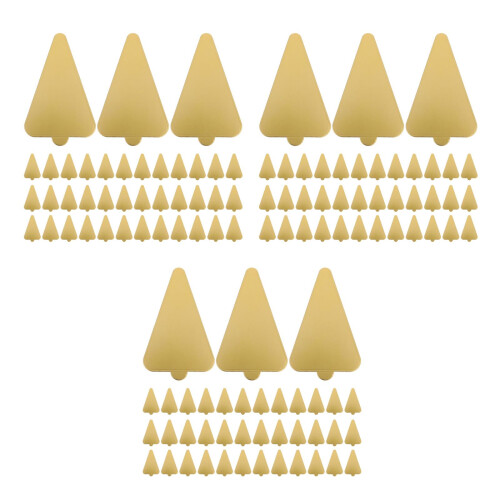 150Stk Gold Karton Kuchenplatten Mousse Für Catering Feier 1