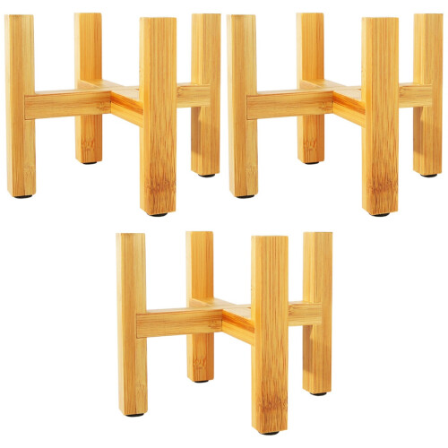3Sets Blumentopfständer Modern Für Garten Und Innenbereich 2
