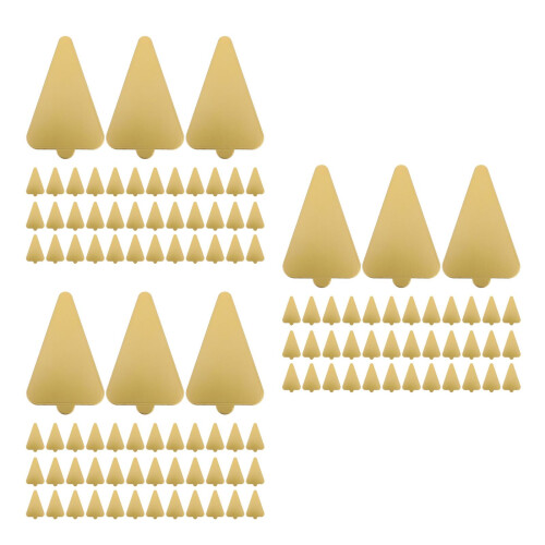 150Stk Gold Karton Kuchenplatten Mousse Für Catering Feier 2