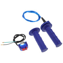 3Sets Gasgriff Blau Mit Kill-Schalter Und Robustem Kabel