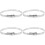 4Stk Metall Pex Crimp Ring Schellen Clips Stabil Verstellbar 7
