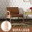4Stk Möbelbeine Beige Geschnitzt Für Schrank Sofa Couch 8
