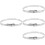 4Stk Metall Pex Crimp Ring Schellen Clips Stabil Verstellbar 8