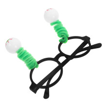 3Stk Grüne Kostümbrille Mit Springaugen Für Halloween Und Partyspaß