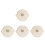 4Stk Beige Silikon Schüsseldeckel Universal, Für 11