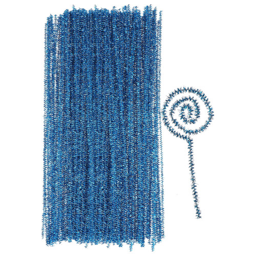 500Stk Blaue DIY Bastelstäbe Eisen Draht 2