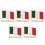 60Stk Robuste Italien Flaggen Anstecker Eisen Für Feier Deko 5