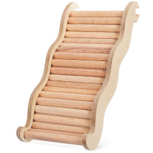 5Stk Hamster Holzleiter Beige Mit Wellenform Für Spaß Und