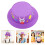 12Sets DIY Eva Hutmaterial Kinder Basteln Party Zubehör 2