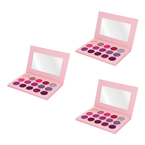 3Stk Lidschatten Compact 15 Farbton Für Party 2