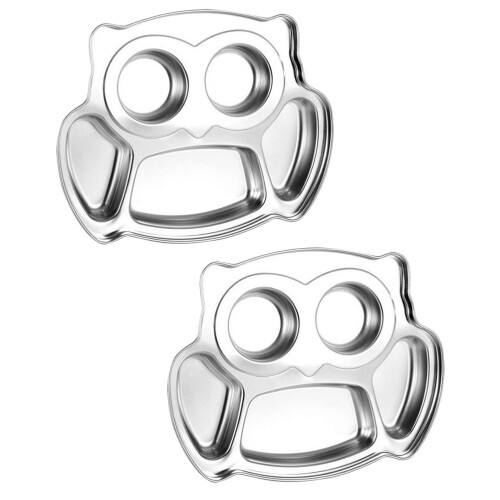 6Stk Silber Sortierteller Kinder Ideal Für 2