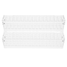 2Stk 48 Slots Klarer Acryl Pen Organizer Multifunktions Stiftständer