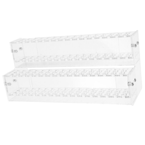 2Stk 48 Slots Klarer Acryl Pen Organizer Multifunktions Stiftständer 1