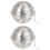 2Stk Gewürzball Tee-Infuser Teesieb Silber Langlebig 5
