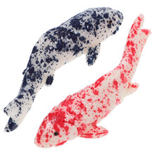 10Stk Realistische Kleine Resin Fische Aquarium