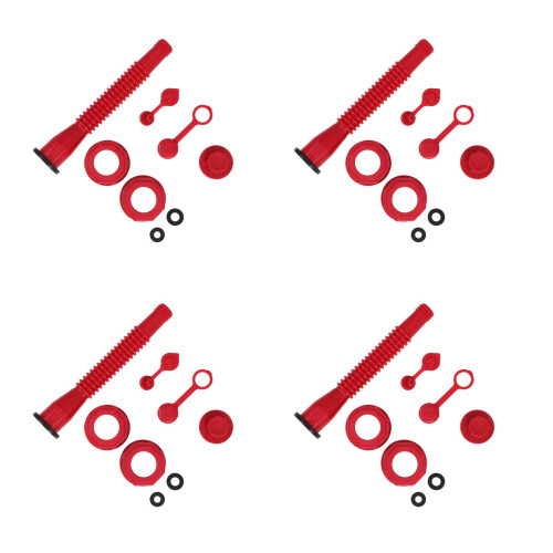 4Sets Roter -Gasanschluss Pe Für Und Camping 2