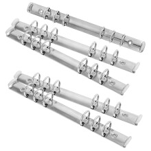20Stk Metall Binder Mechanismen 6-Ring Für Büro Und DIY Organizer