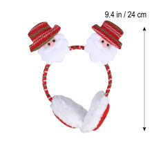 3Stk Winter Ohrenschützer Flauschige Weihnachts Ohrwärmer Für Kinder